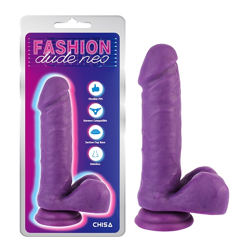 7.6 ''Dual Density Cock Dildo Ungu