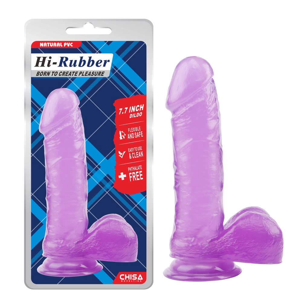 7.7 Inci Dildo-Ungu