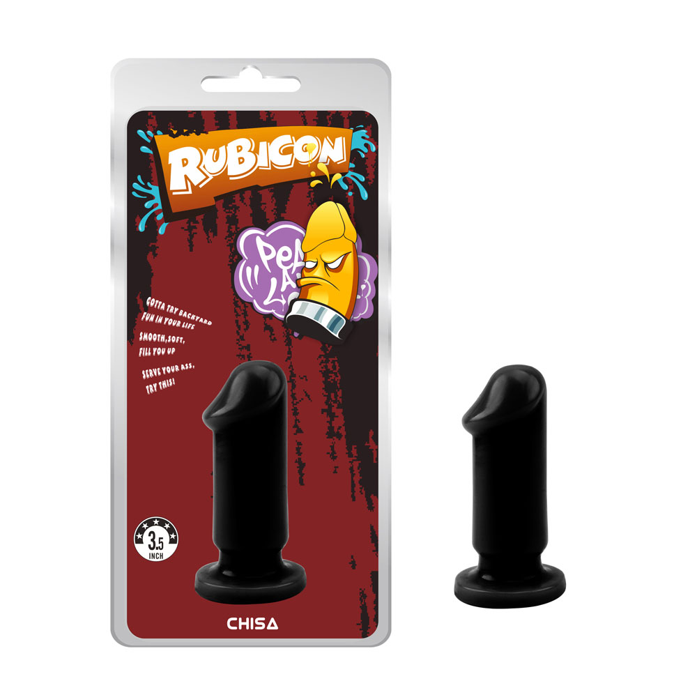 Jahat Dildo Plug S-Hitam